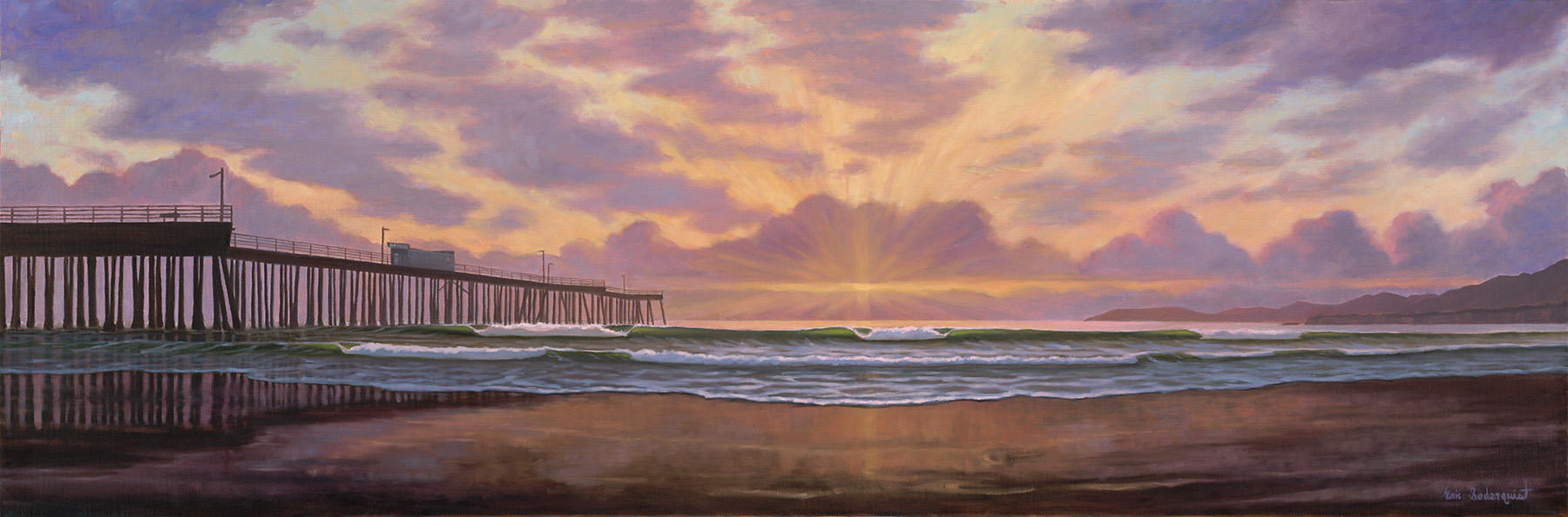 The Old Pier, Pismo, Original 20 x 60